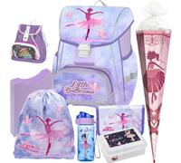 Pridera Oxybag Ballerina Premium One Schulranzen-Set mit Brotdose, Trinkflasche, Heftbox (8tlg. mit Kinderrucksack, Schultüte R)