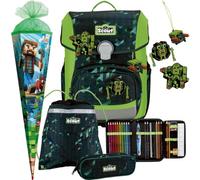 Pridera Scout Schulranzen Jungen 1.Klasse in verschiedenen Modellen (Neo 5tlg. Set mit Schultüte, Cubes)