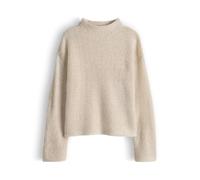 OPUS Damen Pullover | Priefe Luftiger Strickpullover in 3D-Optik Regular Fit Soft Oat, 38