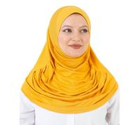 Prien Chic Hijab Für Damen, Türkisch Kopftuch Muslim, Frauen Konfektionskleidung Schal Kleider, Muslim Weicher Jersey Kopftücher, Burka, Easy Hijab Set, Muslimisch Abaya