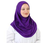 Prien Chic Hijab Für Damen, Türkisch Kopftuch Muslim, Frauen Konfektionskleidung Schal Kleider, Muslim Weicher Jersey Kopftücher, Burka, Easy Hijab Set, Muslimisch Abaya