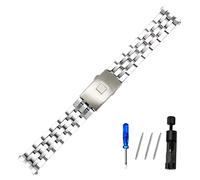 PRIFO Uhrenarmband aus massivem Edelstahl für Tissot Prc200 Stahlband T014430a Uhrenarmband T461 T17 T014 19 mm 20 mm Zubehör, 20 mm, Achat