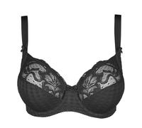 PrimaDonna Bügel-BH »Madison Bügel BH« Extra tiefe Cups, Mit elastischer Spitze, Breite Träger mit Verzierung, Schwarz SIZE,75F