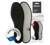 BERGAL THERMO SOFT mit PrimaLoft®-Isolation, Wintersohlen, wärmende Winter-Einlagen mit Daunen-ähnlicher Funktionsfaser, warme Schuheinlagen, Thermosohle für langanhaltend warme Füße, Gr. 48