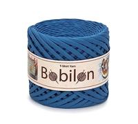 Primary T-Shirt Garn zum Häkeln, Strickgarn Stofftuch, T-Shirt-Garn 110 Yards für Makramee, Hand DIY Tasche Korb Kissen Projekte 5-7mm Blue Jeans