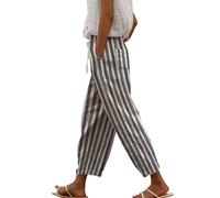 Prime of Day 2024 Angebote Damen Hosen Stretch Cargohose Frauen Kurz Schlabberhosen Damen Schwangerschaft Leggings Hosenanzug Damen Brautmutter Baumwoll Leinenhose Damen