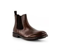 Prime Shoes Chelsea Boots Herren Glattleder braun, 44 (9.5)
