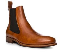 Prime Shoes Chelsea Boots Herren Glattleder braun, 47 (12)