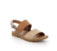 Primigi Amelia Flache Sandalen für Mädchen und Jungen, Beige Leder, 30 EU