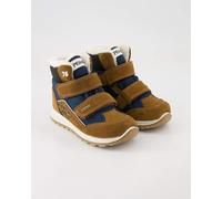 PRIMIGI Baby Tiguan GTX Jungen Klettschuhe Veloursleder und Textil | Halbschuhe, Gore-Tex, Braun, Klettverschluss, Atmungsaktiv, Kinder, Schuhe