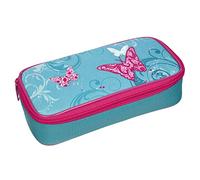 Primus-Versand Butterfly - SCOOLI Undercover Federmappe Etui Schüleretui Federtasche Stiftetasche Federpanel Schlamperbox Etuibox - GEFÜLLT