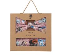 prince bowtie - Set Fliege+Tuch flower h-rot - Gr. - OS