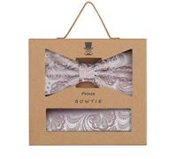 prince bowtie - Set Fliege+Tuch Paisley altrosa - Gr. - OS