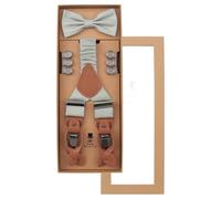 prince bowtie - Set Hosenträger+Fliege Micro mint - Gr. - OS
