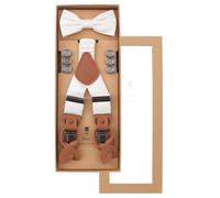 prince bowtie - Set Hosenträger+Fliege Paisley - Gr. - OS