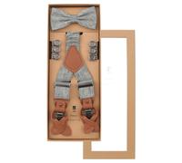 Prince Bowtie - Set Hosenträger+Fliege Uni m-grün - Gr. - OS