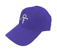 Prince Herren Baseballkappe mit weißem Symbol – verstellbar – Violett