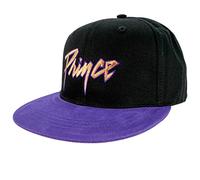 Prince Kappe mit goldfarbenem Logo und Symbol, Schwarz, Einheitsgröße