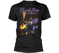 Prince Purple Rain Black L T-Shirt