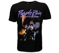 Prince Purple Rain T-Shirt 5XL Schwarz
