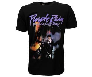 Prince Purple Rain T-Shirt 5XL Schwarz