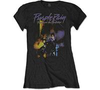 Prince 'Purple Rain' Womens Fitted T-Shirt (Large)
