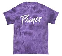 Prince T Shirt Purple Rain Track List Nue offiziell Unisex Dip Dye Purple L