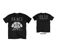 Prince - For You Triple Unisex T-Shirt für Herren mit Rückendruck schwarz - 2XL