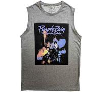 Prince Tank Top Muscle T Shirt Purple Rain Nue offiziell Unisex Grau XL