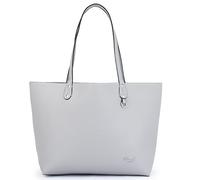 Princely London Shopper Lena Grau - Stilvolle Mittelgroße Schultertasche aus Hochwertigem Veganem Leder für Damen, Perfekt für Alltag, Arbeit & Freizeit