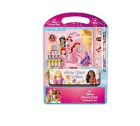Princesas Disney Bloom Schreibset, Geschenketui, Metalletui, Federmappe, Kindermäppchen, ideal für Kinder, bequem und vielseitig, Qualität und Widerstandsfähigkeit, 27 x 3 x 37,5 cm, Wassergrün