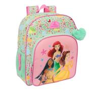 Princesas Disney Bloom Schulrucksack für Kinder, Kinderrucksack, anpassbar an Kinderwagen, ideal für Kinder im Schulalter, bequem und vielseitig, Qualität und Widerstandsfähigkeit, 32 x 12 x 38 cm,