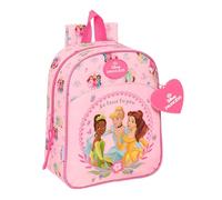 Princesas Disney Kinderrucksack, Schulrucksack, anpassbar an Kinderwagen, ideal für Kindergärten, bequem und vielseitig, Qualität und Widerstandsfähigkeit, 22 x 10 x 27 cm