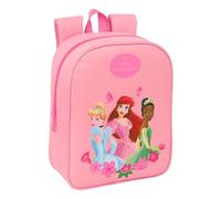 Princesas Kinderrucksack, Kinderrucksack, Schulrucksack, anpassbar an den Kinderwagen, ideal für Kindergärten, bequem und vielseitig, Qualität und Widerstandsfähigkeit, 22 x 10 x 27 cm