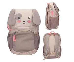Princess Mimi Kindergartenrucksack Hund braun-beige ergonomisch 22x35x19cm, ca. 320g, 10l