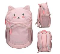 Princess Mimi Kindergartenrucksack Katze rosa ergonomisch 22x35x19cm, ca. 320g, 10l
