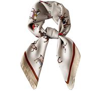 prinfantasy Halstuch Damen gepunktet - Nickituch Seide - Seidentuch für Damen mit Polka Dots Muster - Bandana Tuch perfekt für den Sommer Türkis M070071