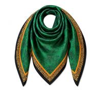 prinfantasy Seidentuch Damen Bandana Seidenschal Damen 100 Seide Kopftuch Hijab Tuch Quadrates Bedrucktes M090039