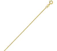 PRINS JEWELS 14 Karat / 585 Gold Feine Rund Ankerkette Breite 0.8 mm Kette Gelbgold - Länge wählbar (40)