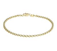 PRINS JEWELS Erbsarmband Rolo link 14 Karat / 585 Gelbgold Breite 2.70 mm (19)