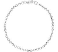 PRINS JEWELS Erbsarmband Rolo link 14 Karat 585 Weißgold - Breite 2.70 mm (19)