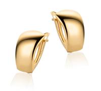 PRINS JEWELS Ohrringe Creolen Gelbgold Glänzend 9 Karat 375 Gold - SIT10