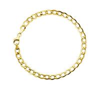 PRINS JEWELS Panzerarmband 14 Karat 585 Gold Armband Gelbgold Breite 5.50 mm - Unisex (19)