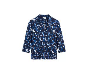 Print-Jerseybluse regular Mehrfarbig XL