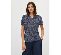 CECIL Damen 3227063 Shirt mit Minimal Print, urban Dark Blue, Medium