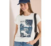 T-Shirt mit Rundhals und Frontprint
