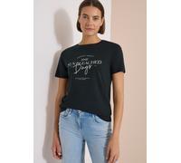 Print-Shirt CECIL "Style Lea", Damen, Gr. XS (36), palm breeze grün, Jersey, Obermaterial: 100% Baumwolle, bedruckt, regular fit normal, Rundhals, Shirts, Sommershirt, Rundhals, Baumwolle, bedruckt (2
