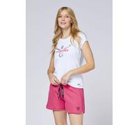 Print-Shirt CHIEMSEE, Damen, Gr. L (40), weiß (hellweiß), 100% Baumwolle, Rundhals, Shirts (88319318-L) hellweiß