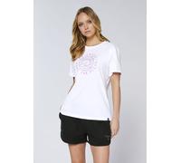 Print-Shirt CHIEMSEE, Damen, Gr. 34, weiß, 100% Baumwolle, Rundhals, Shirts (19059759-XS) weiß