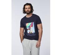 Print-Shirt CHIEMSEE, Herren, Gr. XL (56/58), night sky, 100% Baumwolle, Rundhals, Shirts Print-Shirt (88664651-XL)